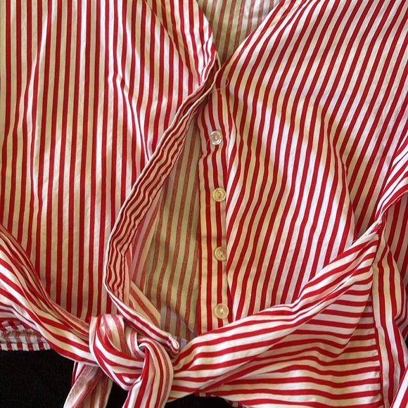 H&M Red Striped Top - Picture 6 of 6